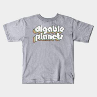 Digable Planets / Rainbow Vintage Kids T-Shirt